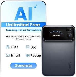 Comu Action Pro, AI Voice Recorder, Automatic AI Docs, 70H+ Battery Life