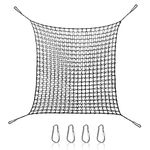 Climbing Net Playground, Children's Swing Climbing Frame, Double Protective Net for Outdoor Climbing, Anti-fall Net, Outdoor Indoor Garden Games, Climbing Wall, Gym Wall, Safety Net (2 x 3 M)