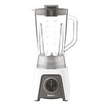 Tefal BL2C01 Blendeo Blendeo Blender | 450 W Motor | 1.5 Litre Capacity | 2 Speeds + Pulse Function | Duraforce Blades | Suction Cups for Secure Stand | White/Grey