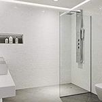 VIGO Zenith Fixed Glass Shower Wall