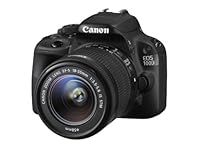 Canon EOS 100D DSLR Camera with EF-S 18-55mm III Lens - Black (18MP, CMOS Sensor) 3 inch Touch Screen LCD