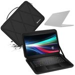 Smatree Hard EVA Protective Sleeve Case Compatible for 15.6 inch MSI Alpha 15/Creator 15 OLED, for MSI Cyborg 15/Stealth 15M/Stealth 15/Delta 15 AMD Advantage Edition 15.6 inch Laptop Sleeve(X8280)