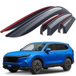 Goodyear Shatterproof Window Deflectors for Honda CR-V (CRV) 2023-2024, Tape-on Rain Guards, Window Visors, Vent Deflector Visor, Car Accessories, 6 pcs. - GY008676