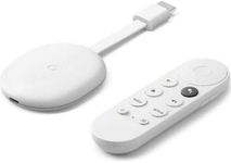 Chromecast with Google TV (HD) Snow – Streaming Entertainment on Your TV with Voice Search Remote – Watch Movies, Shows, Netflix, NOWTV and More