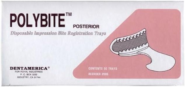 Dentamerica 886 Impression Posterior Polybite Tray (Pack of 50)