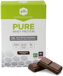 Pure Whey Protein Powder (Chocolate) by SFH | Best Tasting 100% Grass Fed Whey | All Natural | 100% Non-GMO, No Artificials, Soy Free, Gluten Free | (10 Single Serve Pouches)