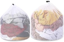 2pcs Mesh Laundry Bags for Socks, M