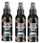 Car Glass Anti Fog Hydrophobic Coating Spray | Rainproof, Streak-Free Automotive Cleaner | Multipurpose Windshield Cleaning (3)
