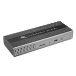OWC Thunderbolt 4 Go Portable Docking Station 11 Ports TB4 USB-C USB HDMI 2.5GbE SD 90W Charging 1 x 8K or 2 x 4K Monitors Intel Thunderbolt Share - Mac PC Android & Chrome