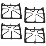 WB31K10034 Gas Stove Grates Replacement Compatible with For GE Burner Grate Stove Parts General Electric Gas Range Parts Stove Surface Top Grate Cast Iron Rack (4Pack)