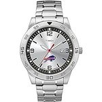 Timex Tribute Men's NFL Citation 42mm Watch – Buffalo Bills with Stainless Steel Expansion Band