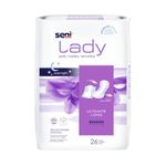 Seni Lady Premium Women Ultimate Long Bladder Control Pads - 26 pcs | Overnight Bladder leakage Protection | Highly Absorbent | Rash Free | Breathable & Comfortable