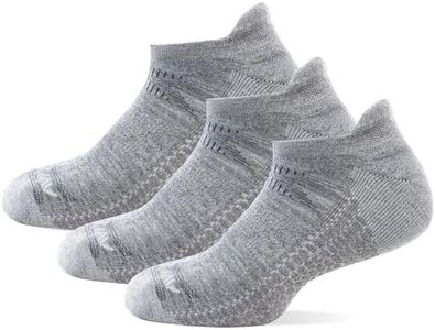 Avantic Alpaca Wool Running Socks – No Show Socks with Seamless Toe, Cushioned Sole & and Arch Support for Men & Women