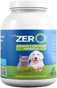 Vm3 Zero Powerful Absorbing Pet Odour Powder — 900g Deodoriser, Soaks Up Dog & Cat Urine, Vomit & Mess on Carpet, Rug, Couch, Turf & Floor, Eliminates Smell, Pet Safe, Australian Made
