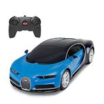 RASTAR RC Bugatti Chiron Car, 1:24 Scale Kids Radio Remote Control Racing Toy Car for Kids – Blue