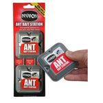 Nippon Ant Bait Station Twin Pack, Ant Traps used Both Indoors & Outdoors with Tnank you Sticker- Destroys Ants and their Nests, Strongest Ant Control System - No Mess Clean and Easy to Use