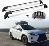 SNIXWOO Lockable Roof Racks Fit for Lexus RX 2016-2022, NOT FIT Panoramic Sunroof Models, Anti-Theft Cross Bars Cross Rails for Kayak Snowboard Accessories