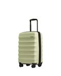 ANTLER - Juno Hard Shell Cabin Suitcase, 56x35x20.5cm 42L, Lightweight & Expandable, 4 Spinner Wheels - Adjustable Handle, Carry On Luggage Approved by easyjet & British Airways, TSA Lock - Pale Green