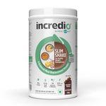 Incredio by Healthkart Slim Shake for Weight Management (Chocolate, 480g) | Meal Replacement Shake with 22g Triple Blend Protein (Whey, Soy & Casein)