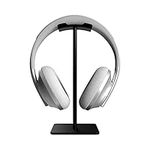 TALK WORKS Headphone Stand Holder - Desktop Headset Stand Organizer and Tabletop Space Saver for Home, Office, and Gaming Room - Sleek Design, Easy Assembly, and Durable Non-Slip Base