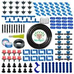 NEXTGEN AGRO®-Plants Drip Irrigation Kit Watering Pipe Kit for Home Garden Lawn Farming & Agriculture Manual DIY System Purposes Water flow controlling drippers. (150 Plants Drip Kit)