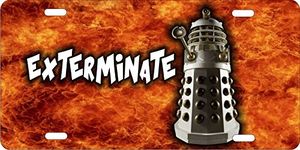 ATD Design LLC Novelty license plate Dr Who Dalek Exterminate