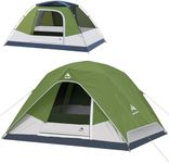 Camping Tent,3-4 Person Tent with Rainfly & Large Mesh Windows, Waterproof, Easy Setup - Tents for Family,Camping, Hiking,Backpacking and Outdoor