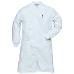 Portwest C865 Stain Resistant Howie Lab Coat Texpel Finish White, Medium