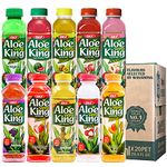 OKF Aloe Vera King Juice Drink 500mL (Case of 20) | Assorted Flavours Selected by WaNaHong