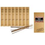 FRUIT MIX Incense Sticks Set, 8 Scents, 10 Sticks of Each Scent (approx. 15g), 80-100 Minutes Burning Time per Stick, Handmade in the UK, Highly Scented (80 Sticks)