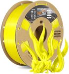 OVERTURE Silk Filament PLA 1.75mm Clog-Free Shiny 3D Printer Consumables, 1kg Spool (2.2lbs), Dimensional Accuracy +/- 0.05 mm (Silk, Silk Yellow)