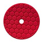 Chemical Guys BUFX117HEX6 Hex Logic Quantum Polishing Pad 6.5 Inch (165 mm) Red – Finishpad – Polishing Pad