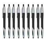 Stylus with Ball Point Pen (5 Pack) for iPad Mini, iPad 2/3, new iPad, iPhone 5 4S 4 3GS, iPod Touch, Motorola Xoom, Xyboard, Droid, Samsung Galaxy S IV / S4, Galaxy S III/S3 GT-I9300, Asus Eee Pad Transformer, Asus Memo, Asus Padfone , Acer Iconia, ViewSo