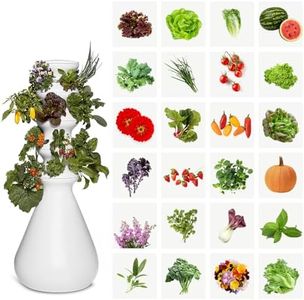 Lettuce Grow Farmstand Hydroponic Growing System, 24-Plant Indoor/Outdoor Vertical Garden, BPA-Free Food Grade, Made in USA