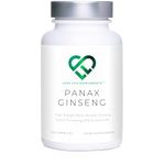 Panax (Korean) Ginseng 3500mg 20% Ginsenosides | 4 Month Supply - 120 High Strength Capsules with No Bulking Agents | for Improved Memory, Athletic Endurance, Stress Reduction | Love Life Supplements