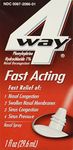 4Way Fast Acting Nasal Spray for Adults and Children 12+, Sinus Congestion Relief and Nasal Congestion Relief Nasal Spray - 1 Fl Oz Spray Bottle