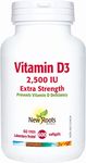 New Roots Herbal - Vitamin D3 2500 IU Extra Strength, 600 Softgels - Helps to Prevent Vitamin D Deficiency - Helps in the Development and Maintenance of Bones and Teeth - Support Immune Function