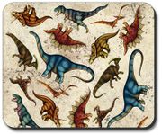 Dinosaur Toss - Mouse Pad