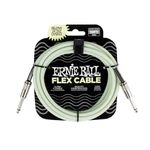 Ernie Ball Flex Instrument Cable Straight/Straight 10ft - Glow in Dark (P06436)