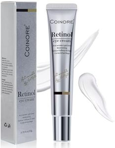 Retinol Under Eye Cream - Cream for Men & Women, Dark Circles, Puffiness & Wrinkles, Anti-Aging Eye Cream for Fine Lines, 0.7 Fl Oz