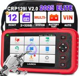 LAUNCH OBD2 Code Reader CRP129i V2.0 Diagnostic Tool, Car OBD Scanner with 4-System (ENG/ABS/SRS/AT) and 12 Reset Function (DPF Regen/ABS/TPMS/Oil/EPB/SAS/BMS/AF/Adblue/Injector/Throttle/Brake reset)