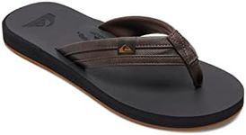 Quiksilver Men's Carver Squish Water Shoe, Brown Black Brown, 10