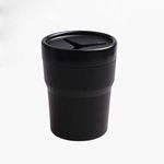 TINGB Car Multifunction Holder Mini Pen Tissue Coin Box Black Auto Car Trash Bin Container Holders Cup Mounts Portable and Durable