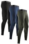 BUYJYA 3 Pack Men's Compression Pan