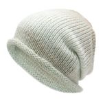 ZLYC Women Knit Slouchy Beanie Hats Soft Winter Stretch Skull Cap(Gradient Beige)