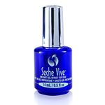 Seche Vive Instant Gel Effect Top Coat | Clear Nail Varnish for Glossy Finish | Fast-Drying Gel Polish Top Coat & Durable Top Coat Nail Polish for Long-Lasting Shine | No UV/LED Lamp Needed | 14 ml