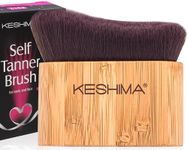 Self Tanner Brush by Keshima - Large Self Tanning Brush for Face and Body Makeup Brush Application - Kabuki Self Tan Brush Applicator for Smooth and Even Coverage