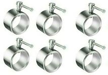 Rioff® Set of 6 PCS Gym Bar Rod Locks Dumbbell Rod Locks (Fit upto 28 mm thick rod) Heavy Lock