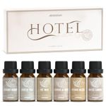 ARVIDSSON Hotel Fragrance Oils, Premium Essential Oils Gift Set for Soap & Candle Making, Luxury Hotel Scented Oil for Home, Jasmine & Mint, White Tea, Luxury Night, Citrus Bliss, My Way, Hotel Lobby