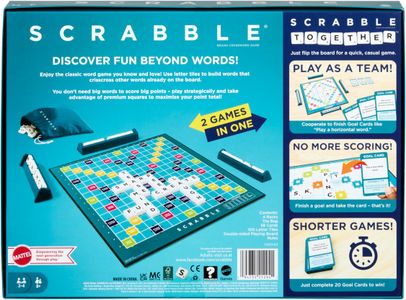 Mattel Scrabble Board Game – Classic UK Edition
